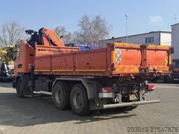 SCANIA G 410 CB 6x4 HSZ Kipper Kran Palfinger PK26002
