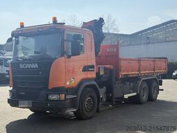 SCANIA G 410 CB 6x4 HSZ Kipper Kran Palfinger PK26002
