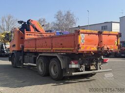 SCANIA G 410 CB 6x4 HSZ Kipper Kran Palfinger PK26002
