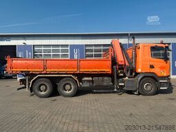 SCANIA G 410 CB 6x4 HSZ Kipper Kran Palfinger PK26002