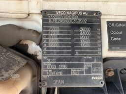 Iveco Stralis 420 + 6X2 + FASSI F 135 - 3X EXT. + REM...