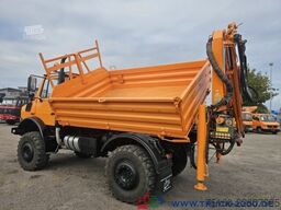 Unimog U2150 4x4 Kran abnehmbar Palfinger Hakenhöhe 10m