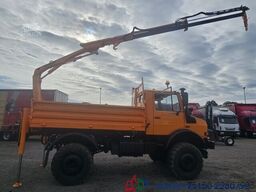 Unimog U2150 4x4 Kran abnehmbar Palfinger Hakenhöhe 10m