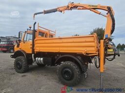 Unimog U2150 4x4 Kran abnehmbar Palfinger Hakenhöhe 10m
