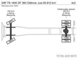 DAF FA 1600 DF 360 Oldtimer Just 60.812 km!