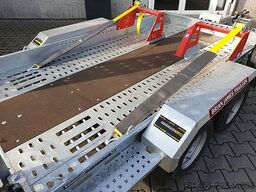 Brian James Trailers Digger Plant mit TracStrap Ladungssicherung