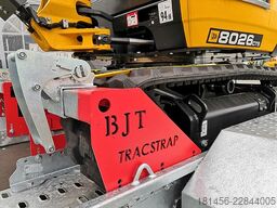 Brian James Trailers Digger Plant mit TracStrap Ladungssicherung