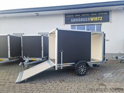 Variant Kofferanhänger Heckrampe Seitentür black