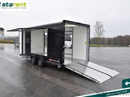 BRIAN JAMES TRAILERS BOX VAN 600 Rückfahrkamera LED-Lichter Alu Boden