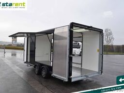 BRIAN JAMES TRAILERS BOX VAN 600 Rückfahrkamera LED-Lichter Alu Boden
