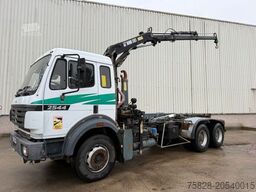 MERCEDES-BENZ SK 2544 / V8 / RETARDER / Kran Hiab 081 AW