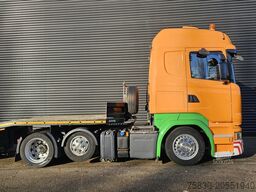 Scania R410 6x2 / RETARDER + NOOTEBOOM DIEPLADER