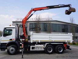 Mercedes-Benz Arocs 2636 / 6x4 / HDS Fassi / 3-Way Tip