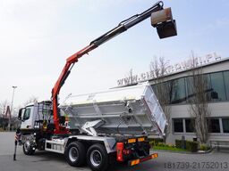 Mercedes-Benz Arocs 2636 / 6x4 / HDS Fassi / 3-Way Tip