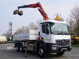 Mercedes-Benz Arocs 2636 / 6x4 / HDS Fassi / 3-Way Tip