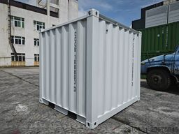 8 Fuß Seecontainer / Lagercontainer / one Way / RAL 7035 / Minicontainer