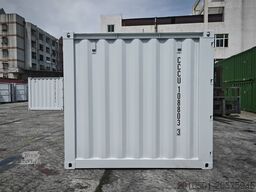 8 Fuß Seecontainer / Lagercontainer / one Way / RAL 7035 / Minicontainer