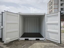 8 Fuß Seecontainer / Lagercontainer / one Way / RAL 7035 / Minicontainer