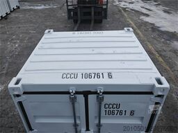 6 Fuß Seecontainer / Minicontainer / one Way / Lichtgrau / Gartenhaus /