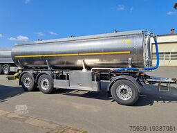 Tanker trailer  Edelstahltankanhänger - 3 Kammern - ISOLIERT