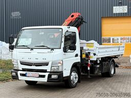 Mitsubishi Canter 9C18 - 95 Tkm - Kipper - Kran