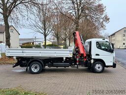 Mitsubishi Canter 9C18 - 95 Tkm - Kipper - Kran