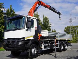 Renault K380 6x4 / FASSI F175 crane 7.85 t