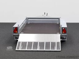 Ifor Williams GX105 | RAMPE 303X157CM 2700KG BAUMASCHINENANHÄNGER