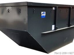 A1 Container Absetzmulde 10 m³ asym. offen - RAL 7016 Anthrazitgrau - Absetzcontainer