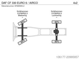DAF CF 330 EURO 6 / AIRCO