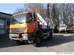 Mercedes-Benz Axor 1828 mit Kran und Rahmen-Seilwinde