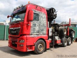 MAN TGX 26.640 6x4 LANGHOLZZUG PALFINGER KRAN Nr 022