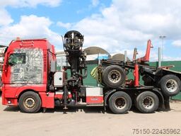 MAN TGX 26.640 6x4 LANGHOLZZUG PALFINGER KRAN Nr 022