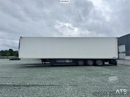 Schmitz Cargobull box semi-trailer with refrigeration unit and load
