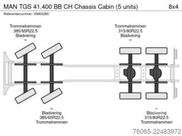 MAN TGS 41.400 BB CH Chassis Cabin (5 units)