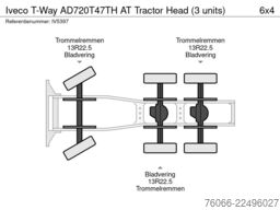 Iveco T-Way AD720T47TH AT Tractor Head (3 units)