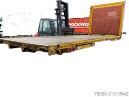 Krone BDF 7,45m Lochleiste Teleskopstützen