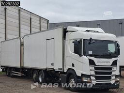 Scania R410 6X2 Refrigerated Combi Lamberet Carrier Re...
