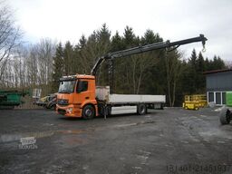 MERCEDES-BENZ ACTROS 1830, Pritsche mit Kran HIAB X-HIDUO 092B