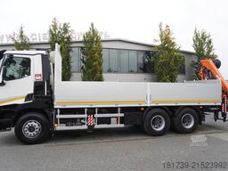 Renault C380 Comfort 6x4 / Atlas 172.3E crane