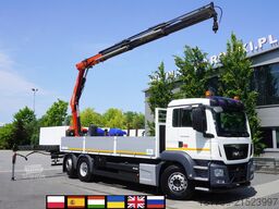 MAN TGS 26.360 Flatbed / Fassi F175 7.7 T /