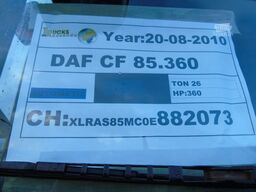DAF CF 85.360 + DHOLLANDIA  LOADLIFT