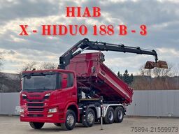 SCANIA G 450 Kipper*HIAB X - HIDUO 188 * 8x4*TOPZUSTAND