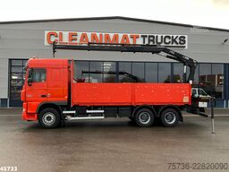 DAF FAT 105 XF 460 6x4 Manual Full Steel Hiab 16 To...