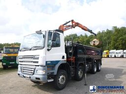 DAF CF 85.360 8X4 RHD tipper + Terex 118.2 VGL-A15