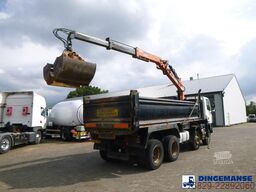 DAF CF 85.360 8X4 RHD tipper + Terex 118.2 VGL-A15