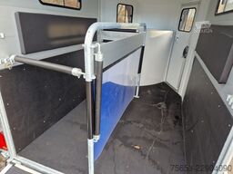 Cheval Liberté 2er Pferde Trailer Gold 3 premium blau Sattelkammer