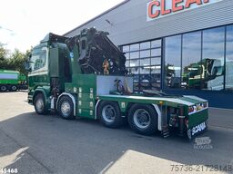 Scania R 490 8x4 Euro 6 Effer 140 Tonmeter laadkraan +...
