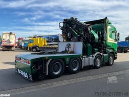 Scania R 490 8x4 Euro 6 Effer 140 Tonmeter laadkraan +...