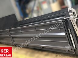 Decker Containerbau Plattform, Stahlklappwände,Pendelklappe
